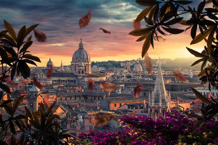 Roma, foto dall'alto